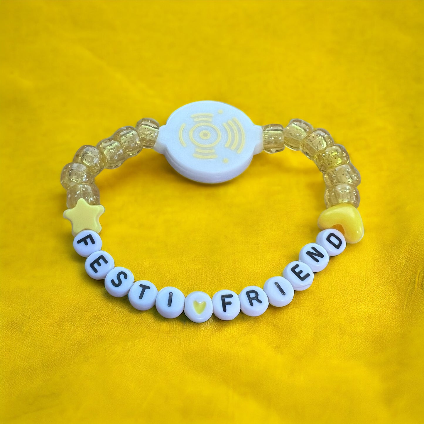 Yellow Sparkle Kandi